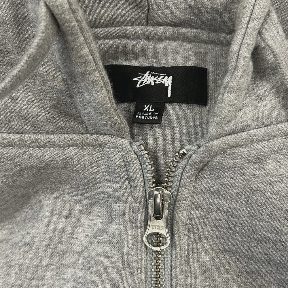 Stüssy Double Face Label Zip Hoodie Sweater sz XL SF - Picture 3 of 5